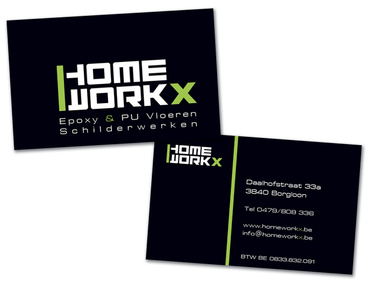 Home Workx naamkaartje