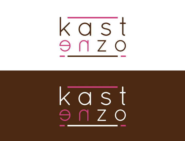Kast enzo logo ontwerp