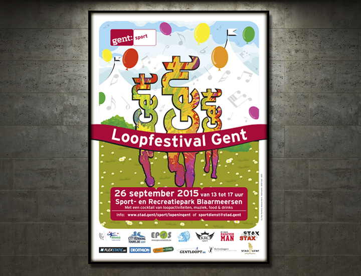 Stad Gent Loopfestival campagne