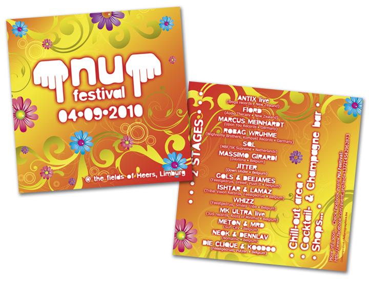 nu festival 2010 flyer