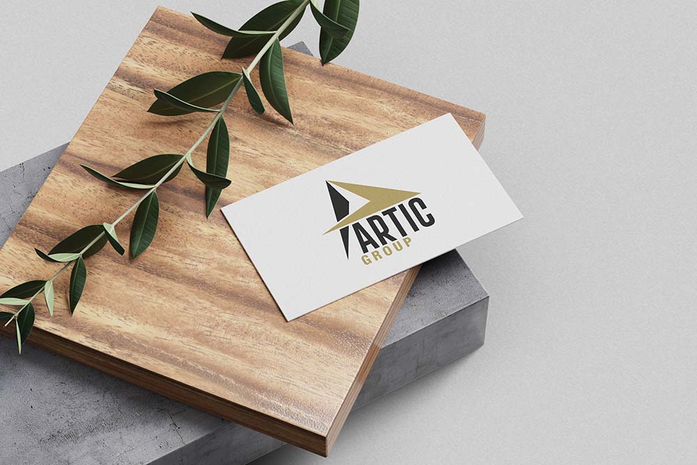 Artic Group logo presentatie