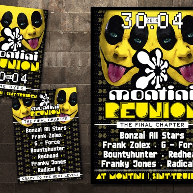 Zolex Montini Reunion Affiche en A6 flyer eventaankondiging (2)